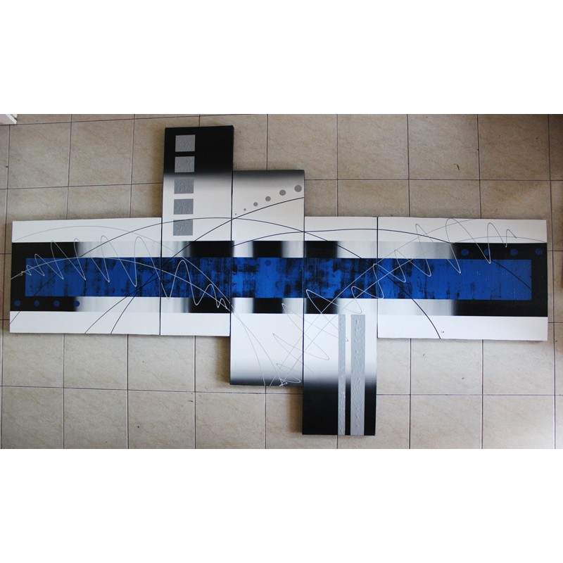 Lukisan abstrak Minimalis Ukuran besar