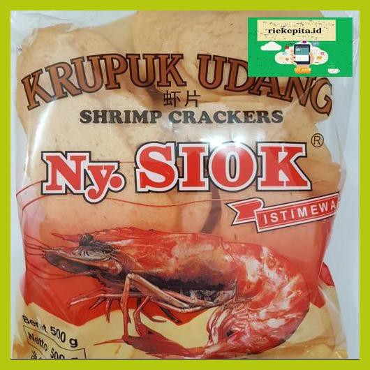 

5Yer67R- Kerupuk Udang Oval Ny. Siok Istimewa 500Gr T7Rty67-