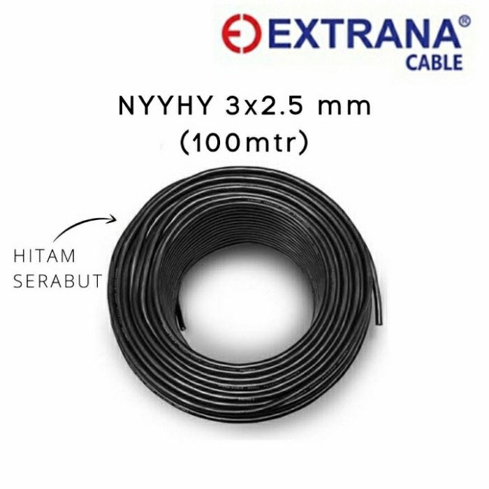 KABEL NYYHY EXTRANA 3X2,5 MM 1 ROLL 100M