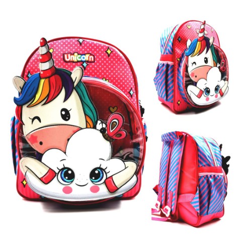 BAJ TAS SEKOLAH TK / PAUD ANAK IMPORT LAKI PEREMPUAN SUPERHERO / LOL / UNICORN / PONY / HELLO KITTY BE / TA027