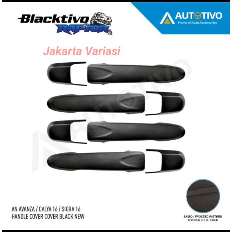 JSL Pegangan Pintu Calya Handle Cover Black New