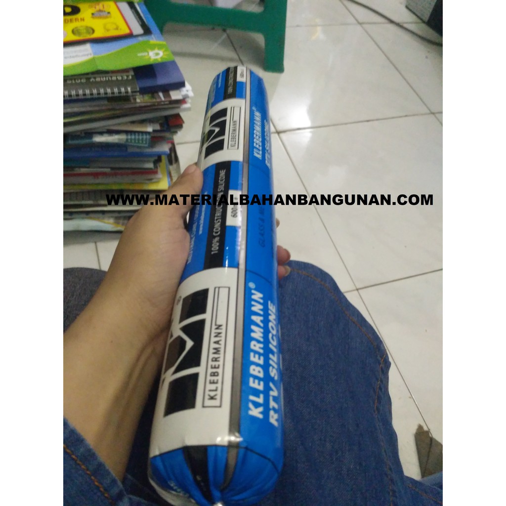 Lem sealent silicone dodol sosis putih white kaca anti bau klebermann putih akuarium DISKON7