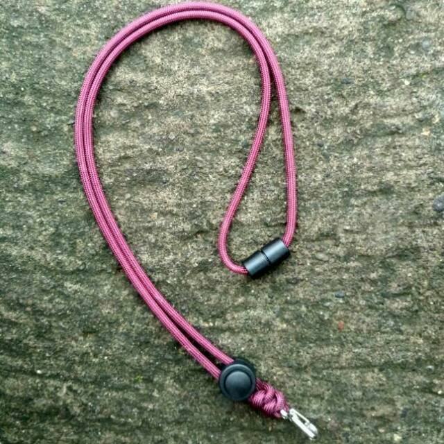 

Lanyard tali paracord gratis karet lanyard ukuran 13 mm
