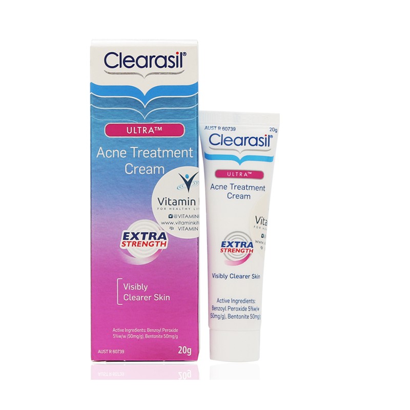 Jual CLEARASIL ULTRA EXTRA STRENGTH ACNE TREATMENT CREAM - 20G TERKINI