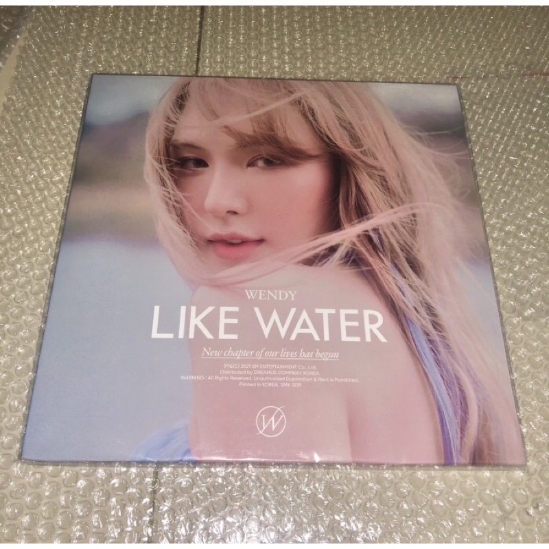 Ready Stock Wendy - Like Water LP Vinyl