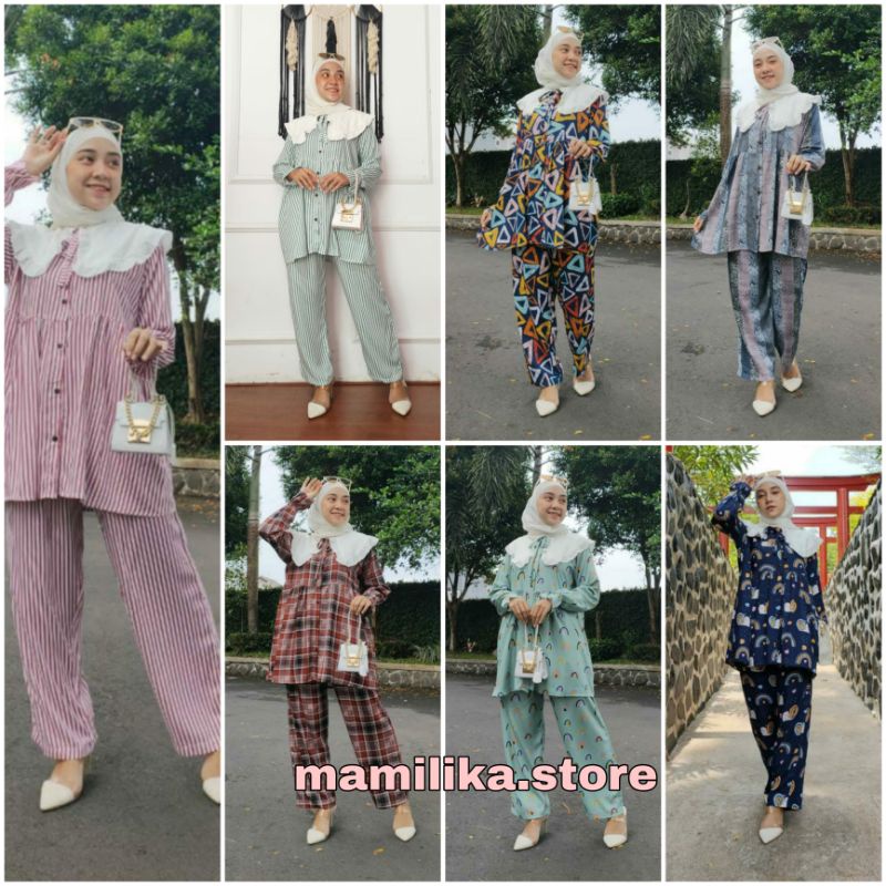 [NEW PRODUCT] Nuryn setcel | oneset rayon | pajamas | pajamas rayon