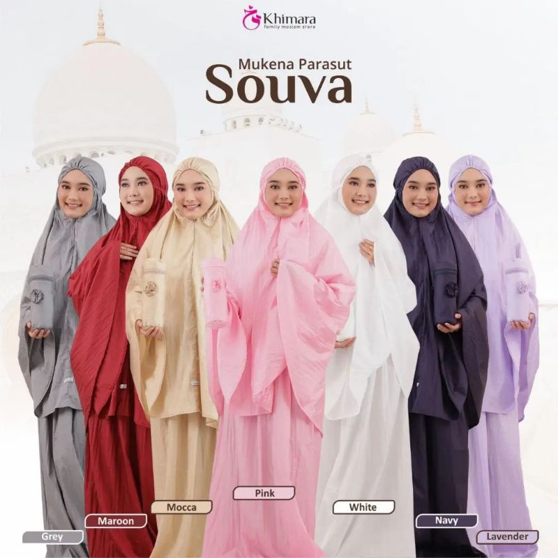 [KHIMARA] MUKENA SOUVA Bahan Parasut by KHIMARA