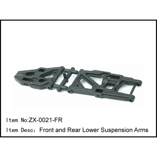 ZX-0021-FR RC Car Caster Racing LOWER SUSPENSION ARMS Buggy 1/8 EX-2.0