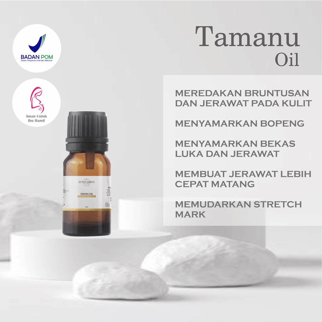 Tamanu oil 5ml by loveabiee tamanuoil untuk bopeng jerawat acne stretch mark bruntusan travel size