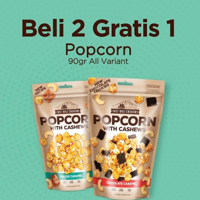 

Promo: Buy 2 Get 1 Free Popcorn East Bali Cashew Healthy Snack
