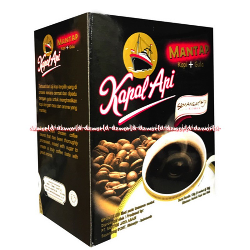 Kapal Api Kopi Gula Mantab Isi 5sachet Kopi Kapalapi Instan 2in1 Kemasan Saset