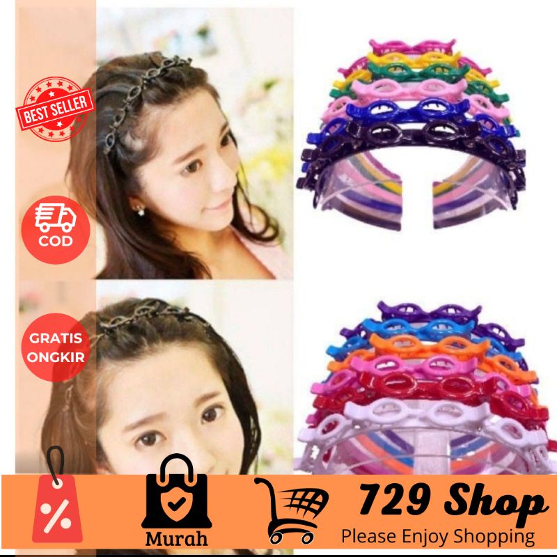 Bando Kepang Jepit Korea Impor Best Seller