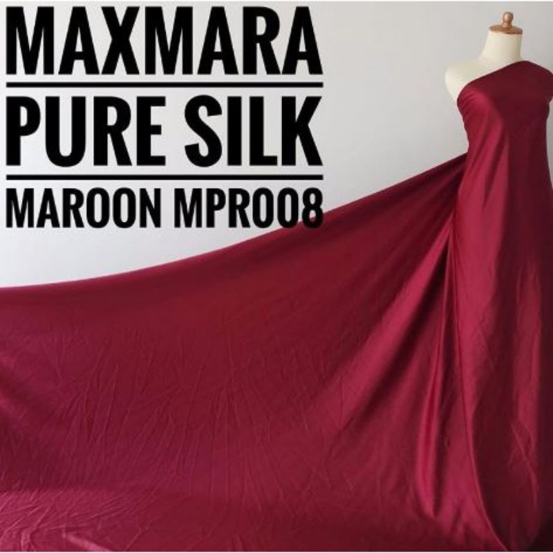 Kain bahan sutra maxmara / Kain maxmara sutra , bahan dress, gaun pesta, Longdress