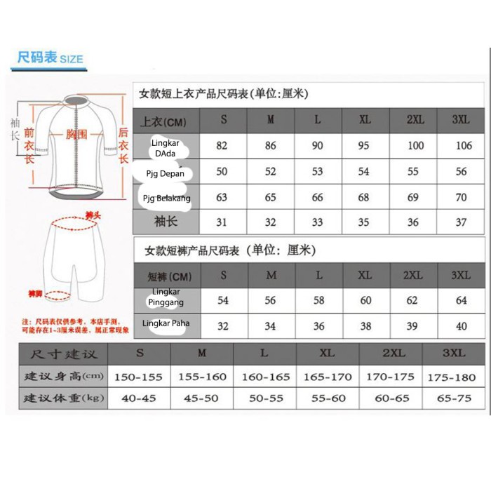 Baju Jersey Sepeda Wanita Roadbike MTB BICYCLE BOOTH