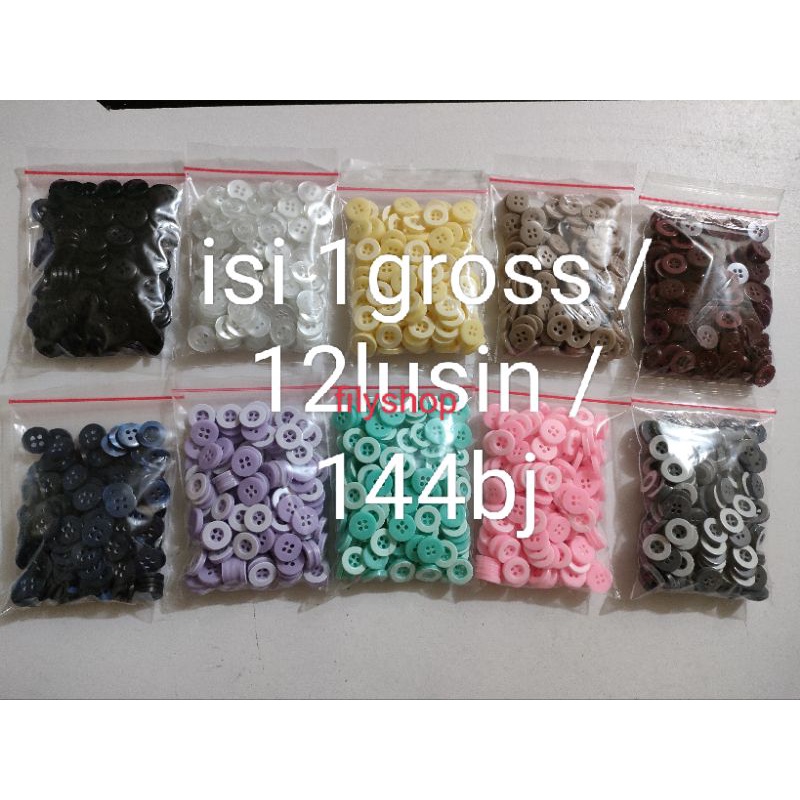 kancing hem TULIPS 1gross = 144bj