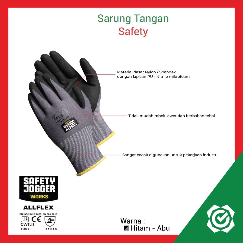 Sarung Tangan Safety Jogger Allflex