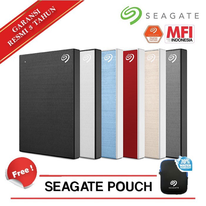 SEAGATE Backup Plus Slim 2TB Harddisk External Garansi Resmi