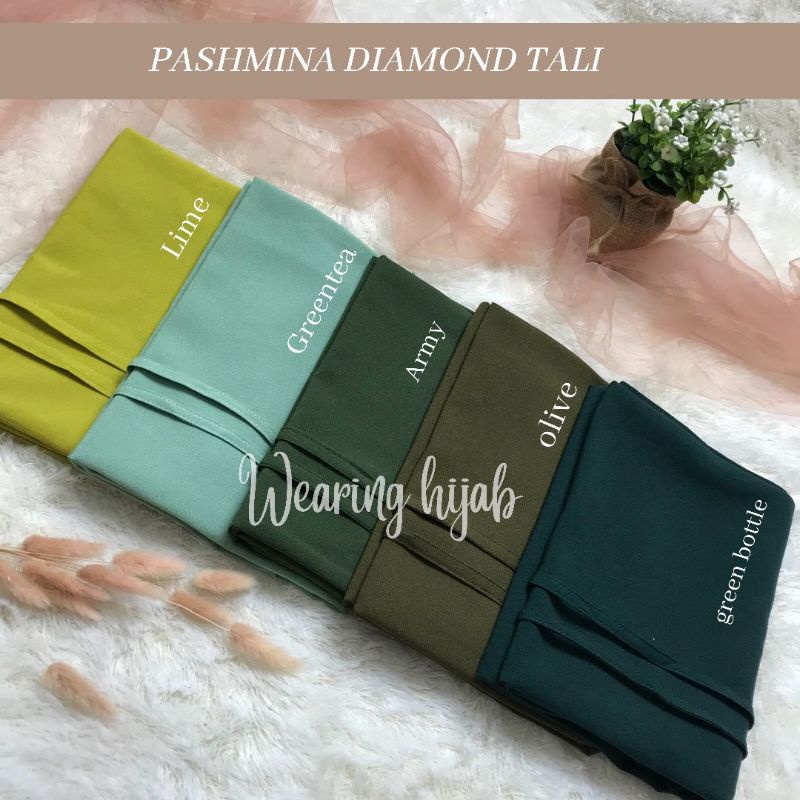 PASHMINA TALI DIAMOND / PASMINA DIAMOND / KERUDUNG INSTAN /PASMINA TALI DIAMOND STRECH