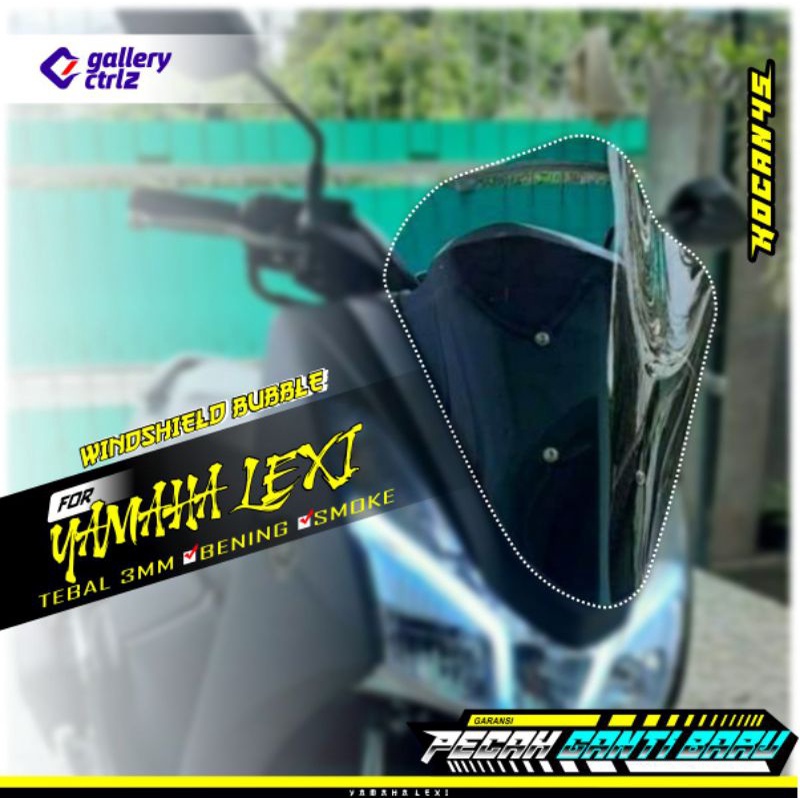 Yamaha Lexi Windshield bubble VISOR LEXI 125 model BUBLE