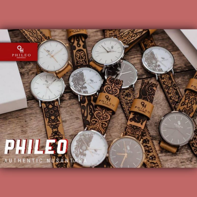 Jam Tangan Local Product PHILEO WATCH Original Bisa Custom Nama GRATISS