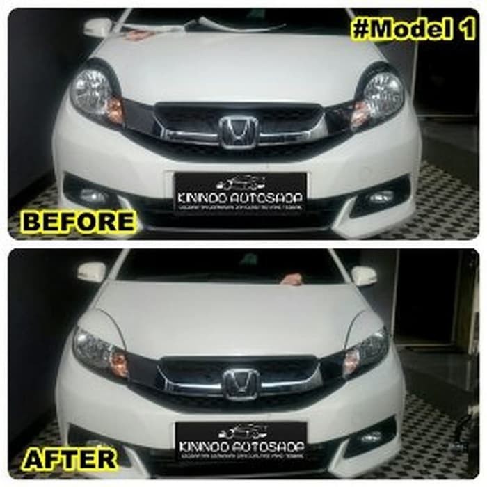New Eyelid Cover headlamp Aksesoris Honda Mobilio Brio sparepart