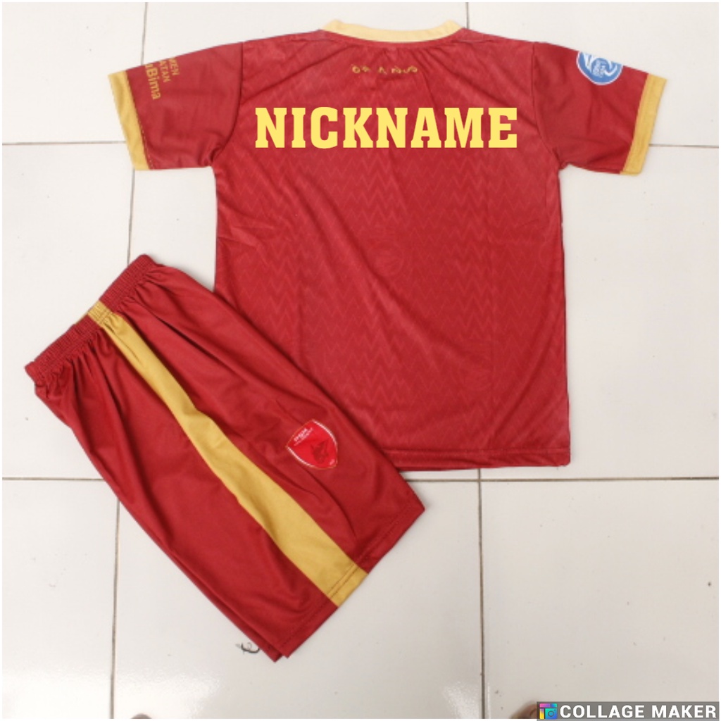 JERSEY PSM MAKASAR/SETELAN BAJU BOLA ANAK PSM MAKASAR USIA 5-12THN