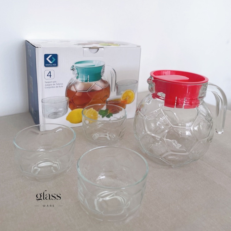 Pitcher 4 in 1 Set Pitcher Bola tekko Kimglass