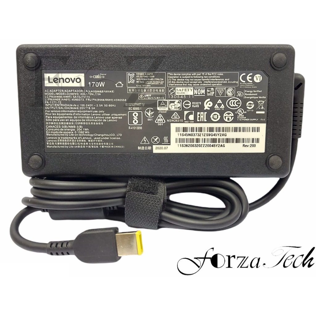 Adaptor Charger Casan 20V 8.5A USB Pin Central 170W ThinkPad T440P T540P W540 PA-1171-71 42T5284 45N