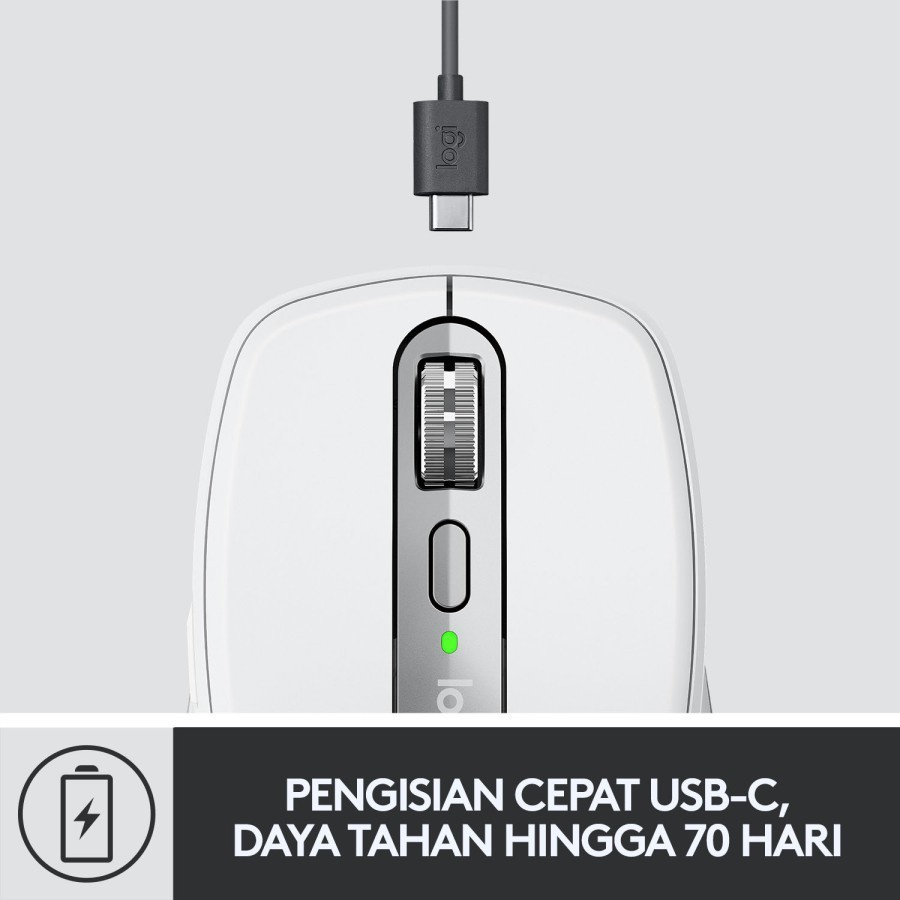 Logitech MX Anywhere 3 Mouse For Mac - Pale Gray l by Astikom