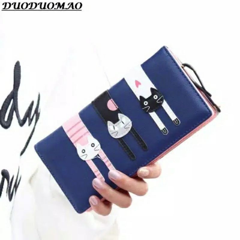 Arifirn Triplecat - Premium Dompet Panjang Wanita