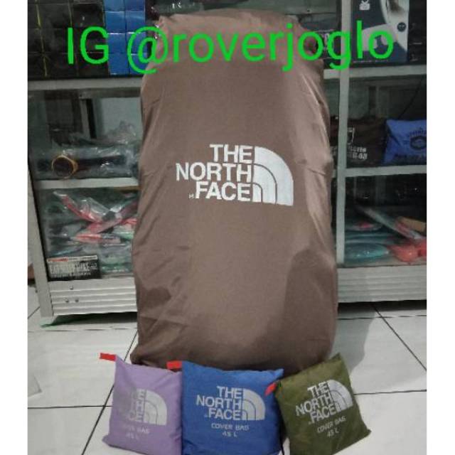 Rain Cover Bag TNF JWS Waterproof Mantel/Mantol Pelindung Tas Murah