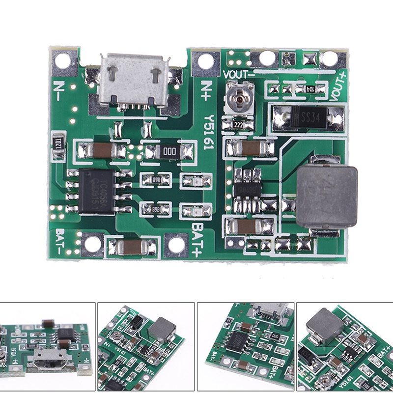 Modul step up charger Baterai lithium 3.7v 4.2V Ke 5V 9V 12V 24V 18650 lipo