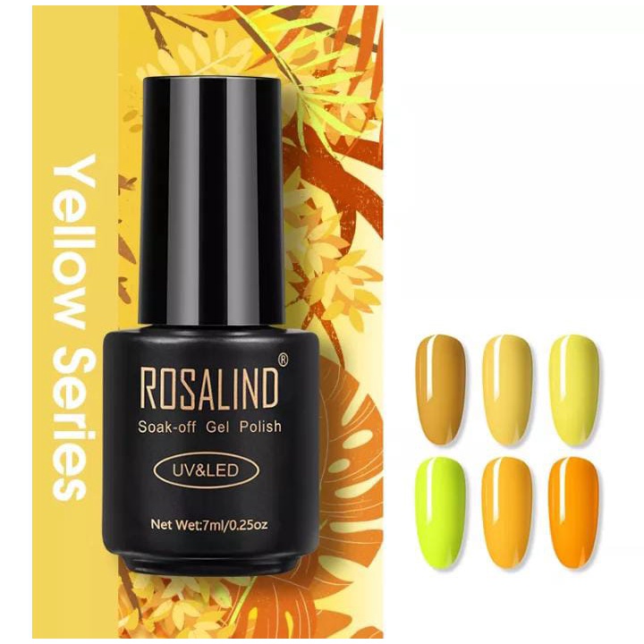 Rosalind YELLOW SERIES Gel Nail Polish UV LED / Kutek / Cat Kuku