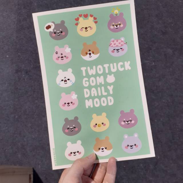 Sticker twotuckgom daily mood