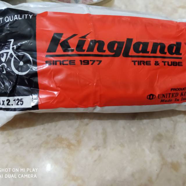 Ban dalam sepeda UK 20x2.1,25(orange)