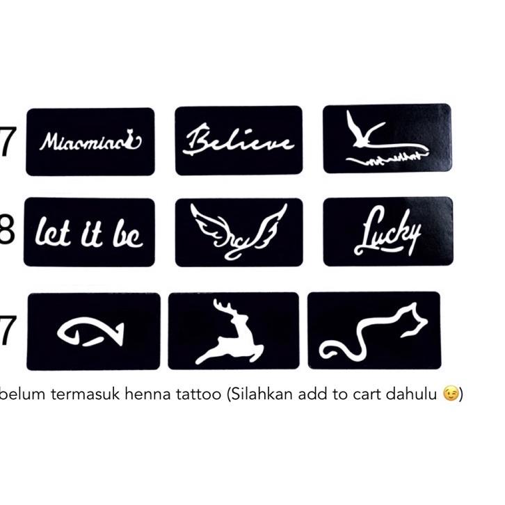 

✨PROMO Ramadhan/STICKER HENNA TEMPLATE - CETAKAN STIKER - BELUM INCLUDE HENNA TATTOO [ sayglow ]STICKER HENNA TEMPLATE - CETAKAN STIKER - BELUM INCLUDE HENNA TATTOO [ sayglow ]/produck terlaris