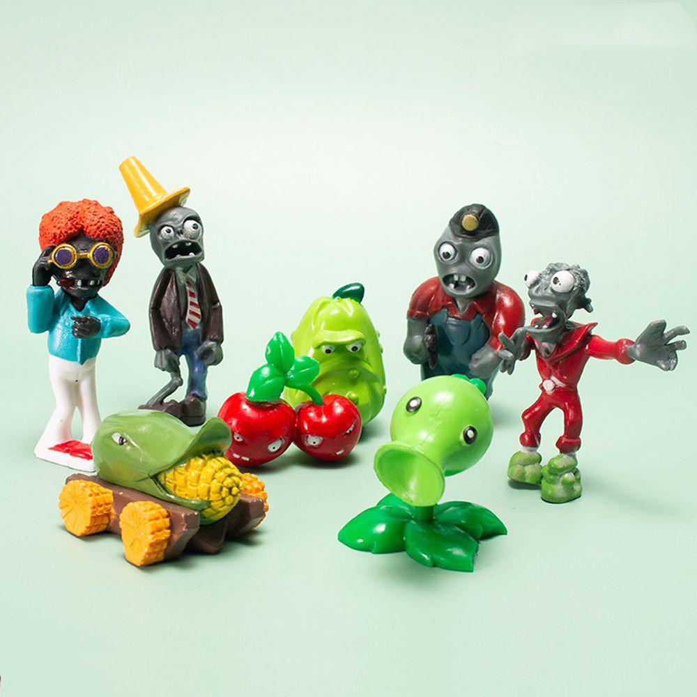 Needway Plants vs Zombies PVC Mainan Hadiah Angka Mainan Model Musim Dingin Mainan Melon Launching Plants