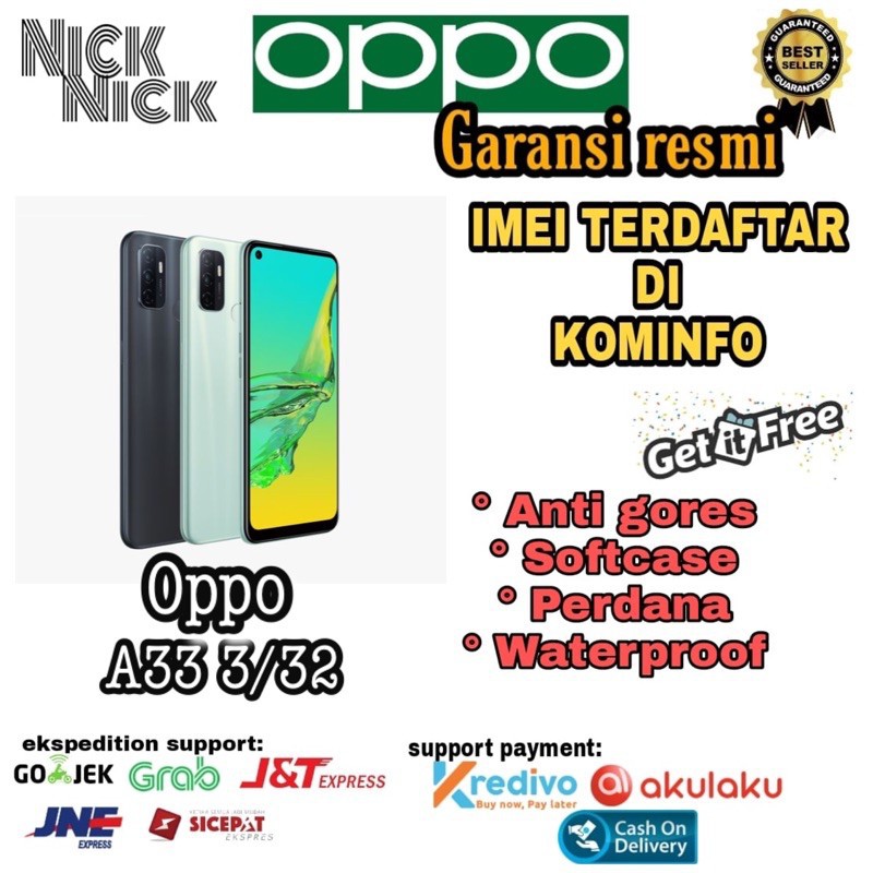 PROMO Cuci Gudang HP Oppo A33 3/32 Garansi Resmi
