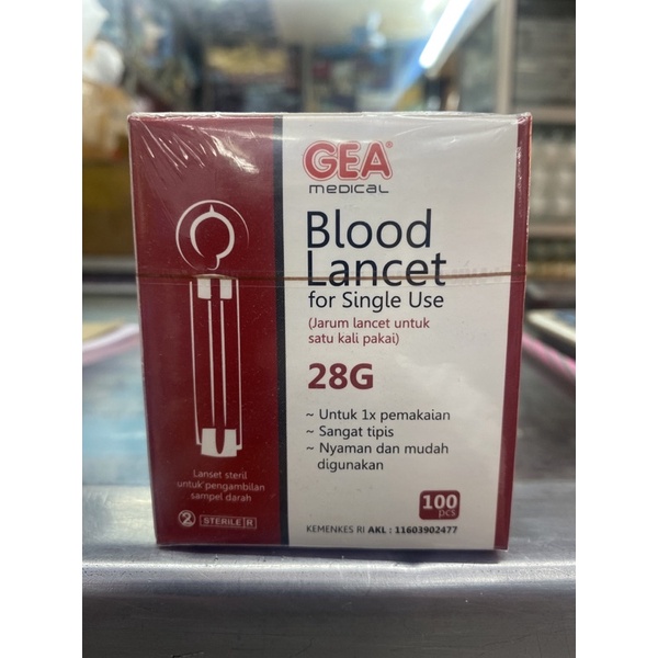 lancet gea 100 / blood lancet gea isi 100