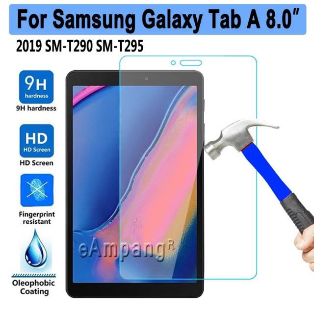 Samsung Galaxy Tab A 8.0 2019 T290/T295 | Tab A 8.0 S Pen 2019 P205 Temperred Glass / Anti Gore kaca