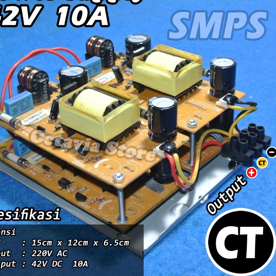 Stok terbatas.. Adaptor Power Supply SMPS 42V 10A CT
