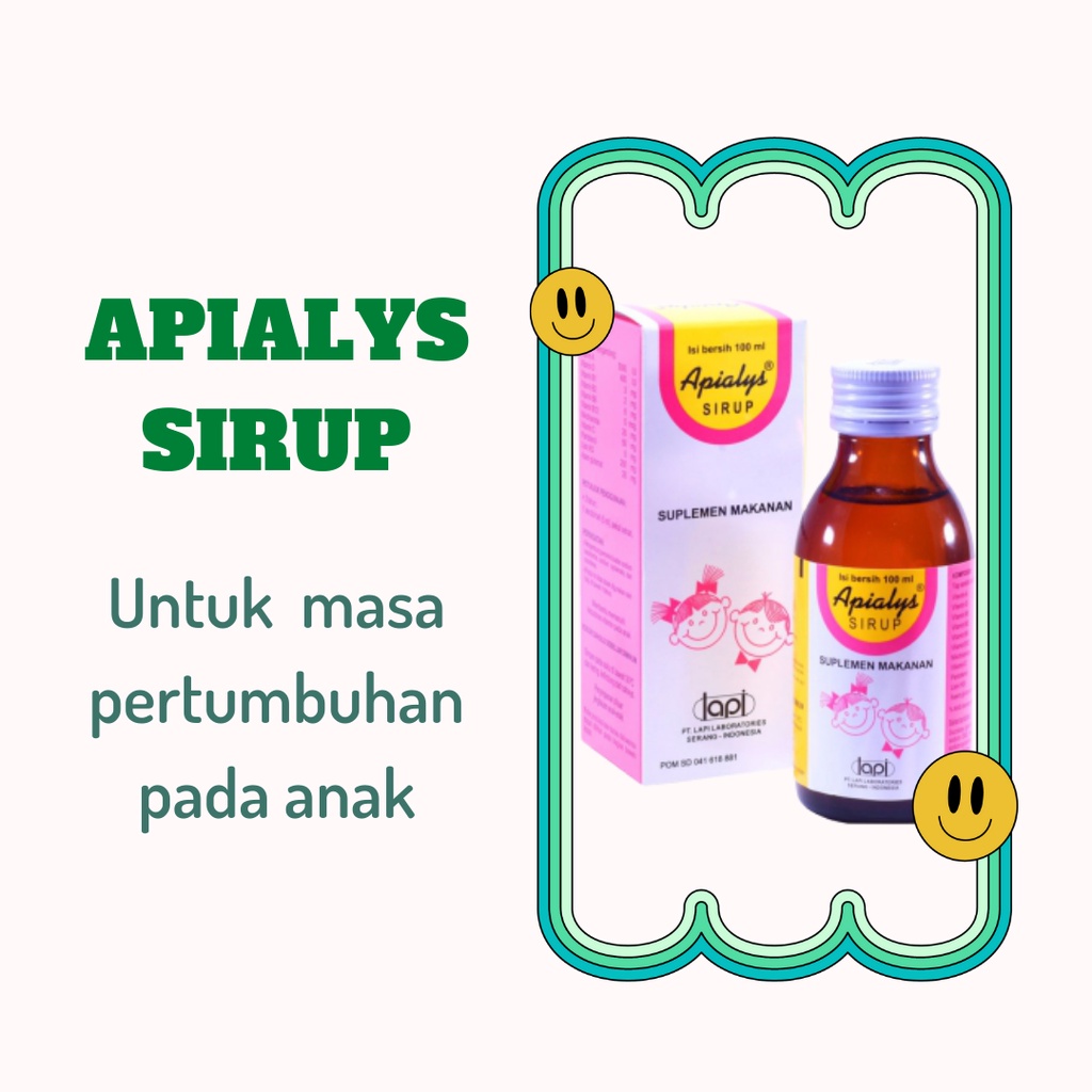 APIALYS SIRUP 100 ML - MULTIVITAMIN ANAK