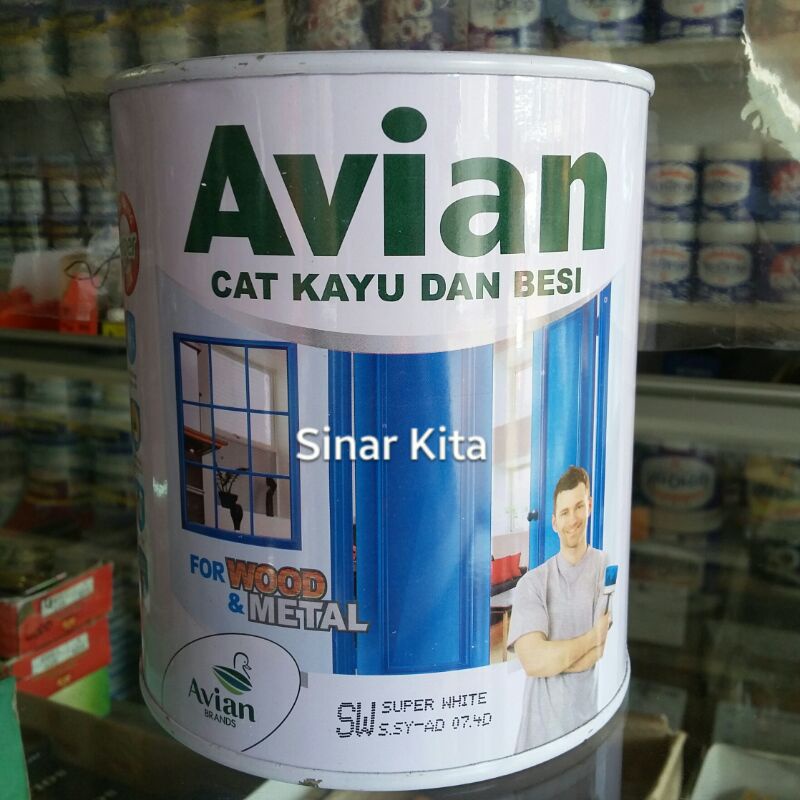 Cat Kayu dan Besi AVIAN 1 kg