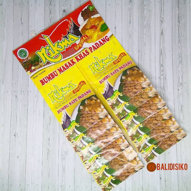 

Bumbu Sate Padang 12 Sachet @ 20 gr, 240 gr