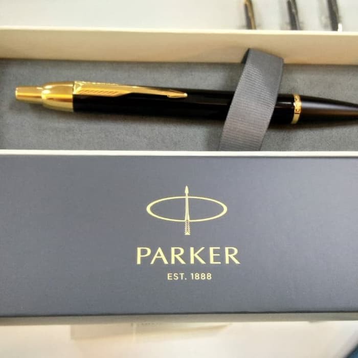 

Termurah Bolpoint parker black gold istimewa Sale