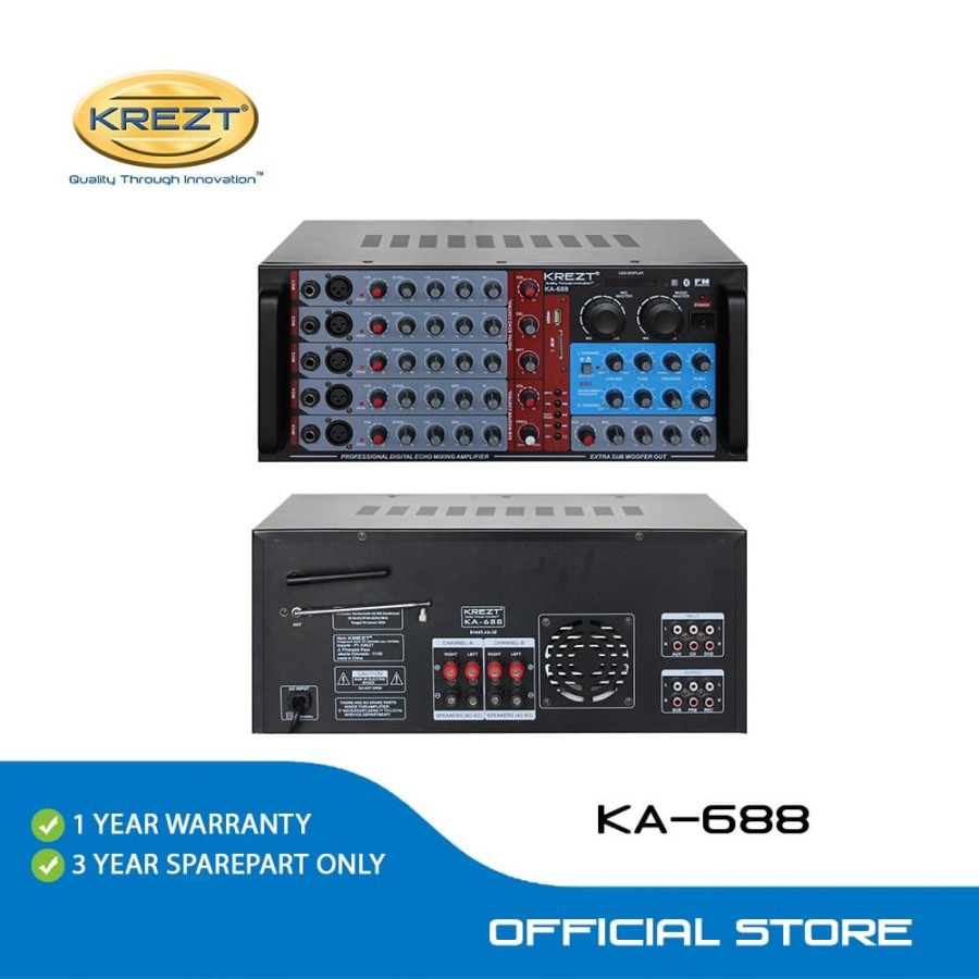 KARAOKE AMPLIFIER SYSTEM KREZT KA-688