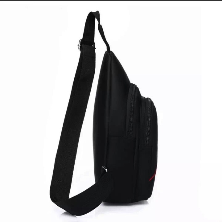 Polo Gives Slingbag Import PG-1312 USB Tas Selempang Import Original - Black