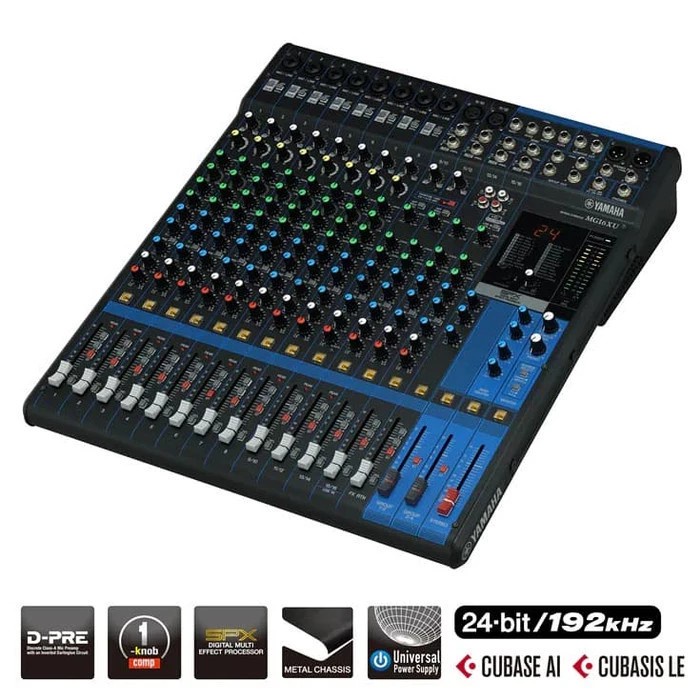PROMO HARGA MURAH  Audio mixer Yamaha MG 16 XU / MG 16XU / MG16XU /  MG16 XU / MG-16XU (16 Channel)
