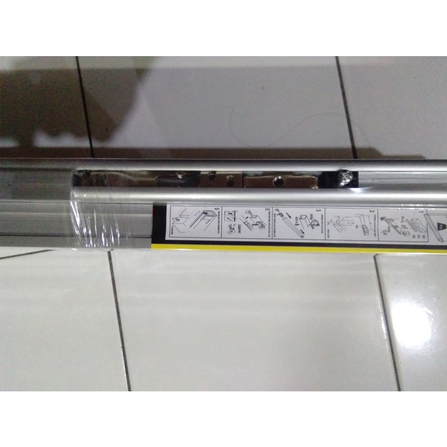 Rel Sliding J4 bahan alumunium panjang 2.1m