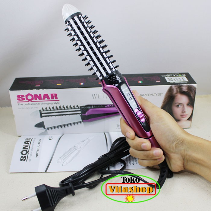 Catokan rambut sonar sn-790 catok 2in1 Catok Temperatur Suhu